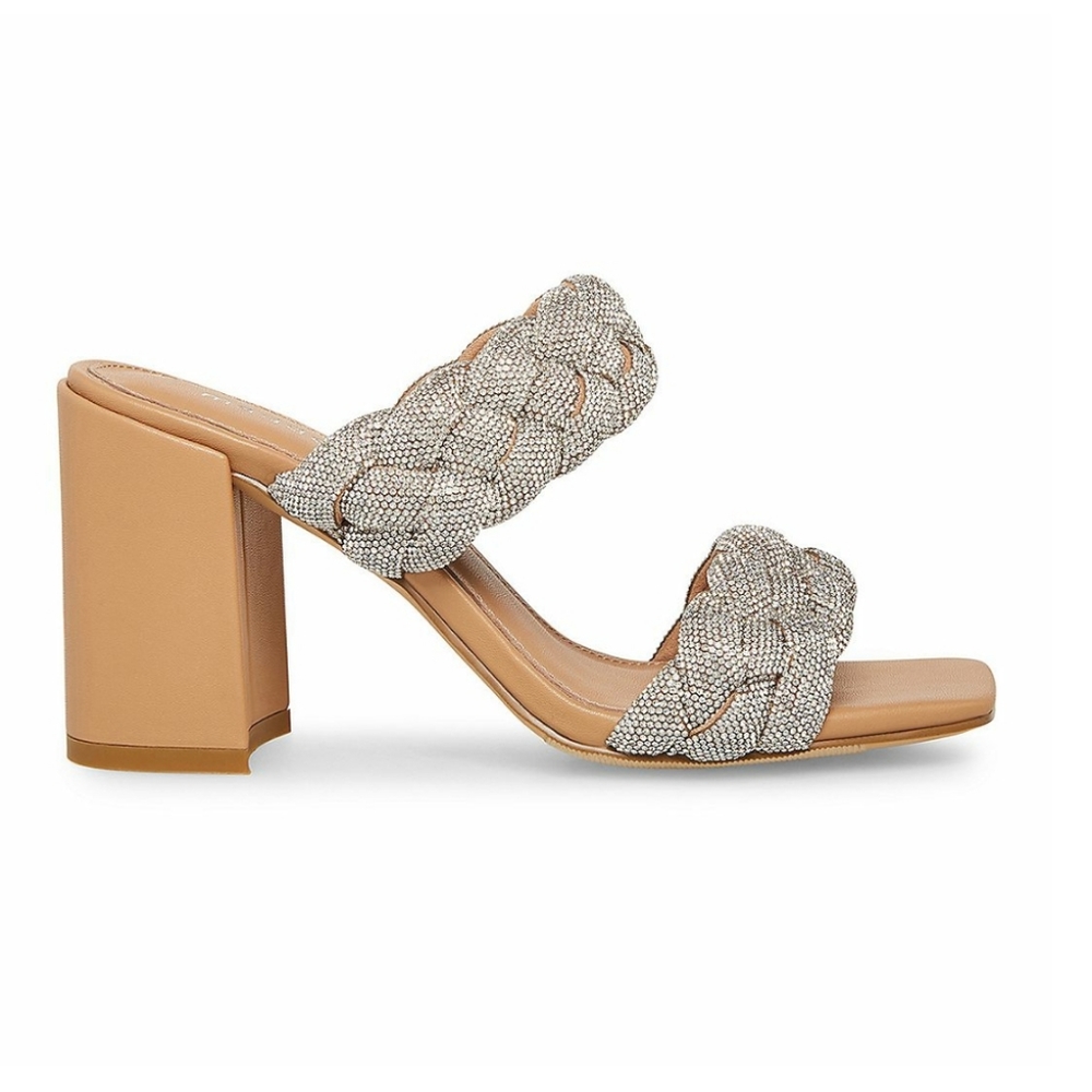 MADDEN | Braided Rhinestone Heels